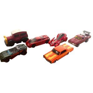 Lot of 6 Hot‎ Wheels Mattel cars and Thomas the Tank Caroline